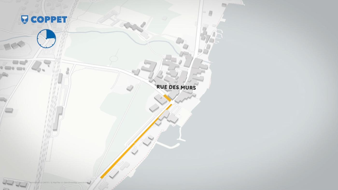 Chantier de la traversée du Bourg - Pixinside référence animation