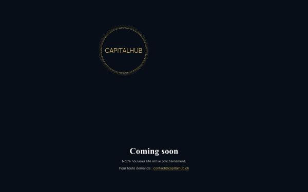 Site vitrine multilingue CapitalHub - rÃ©fÃ©rence web Pixinside